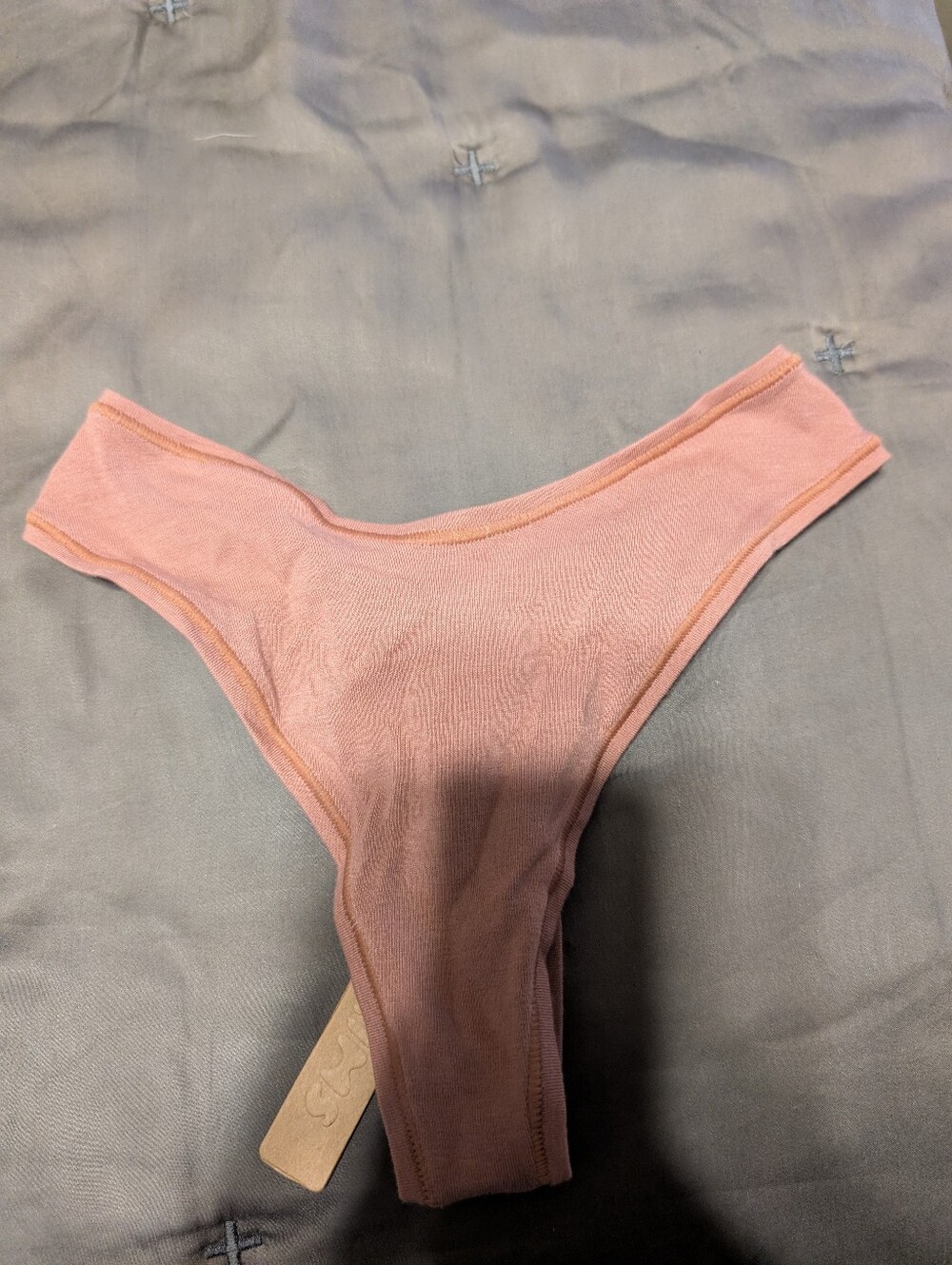 Skims Rose Clay Dipped Thong XS NWT
